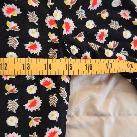 Boden Miriam Jersey Tunic Dress Midi Bell Sleeve Black Floral - Picture 5 of 10